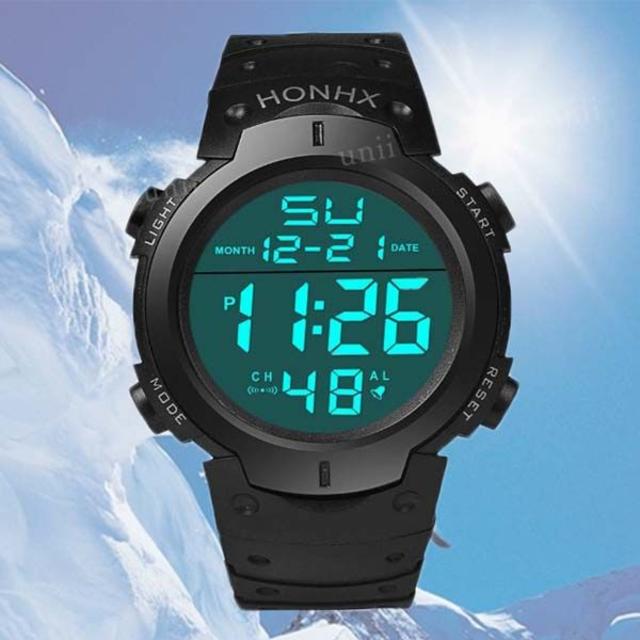 HONHX スポーツ ダイバー ウォッチ デジタル アウトドア 日常生活防水 メンズの時計(腕時計(デジタル))の商品写真