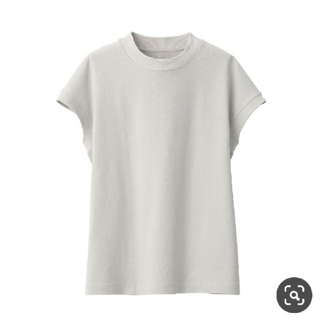 MUJI (無印良品)(ムジルシリョウヒン)の無印良品 太番手天竺編みフレンチスリーブＴシャツ      レディースのトップス(Tシャツ(半袖/袖なし))の商品写真