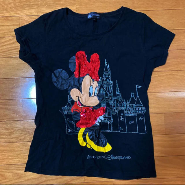 Disney(ディズニー)の香港ディズニーランド　ミニー　Tシャツ レディースのトップス(Tシャツ(半袖/袖なし))の商品写真