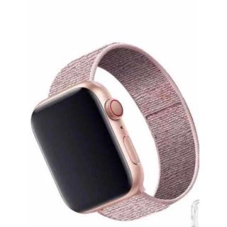 apple watch バンド　交換ベルト　ピンク38/40mMM(レザーベルト)