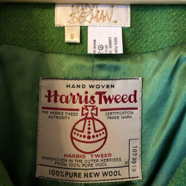 EDIT.FOR LULU(エディットフォールル)の【定価7万円】Harris Tweed coat made in England レディースのジャケット/アウター(ピーコート)の商品写真