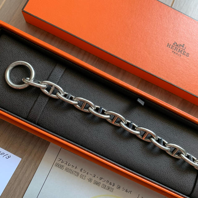 Hermes(エルメス)のエルメス　シェーヌダンクル　13コマ　Gm メンズのアクセサリー(ブレスレット)の商品写真