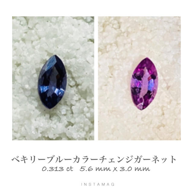 R920-1)ベキリーブルーガーネット 0.313ct 2022年最新海外 www.fenix