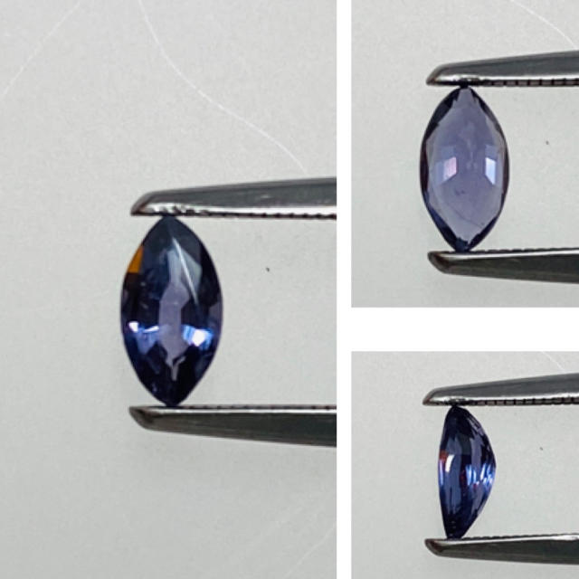 (R920-1)ベキリーブルーガーネット 0.313ct  レディースのアクセサリー(その他)の商品写真