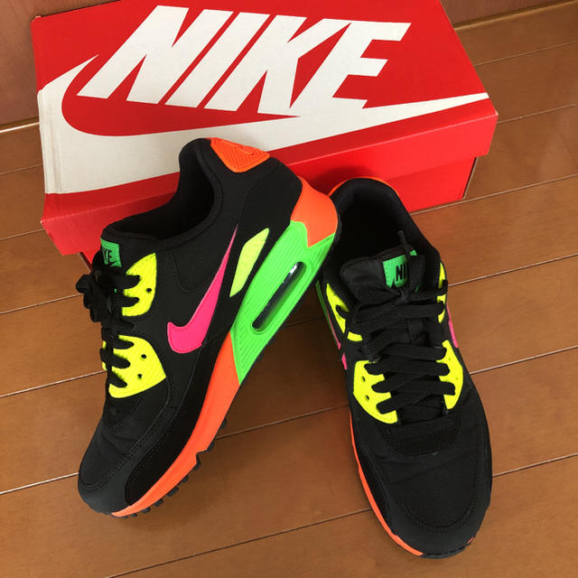 NIKE AIRMAX90 NEON 6(24cm) ナイキエアマックスネオン