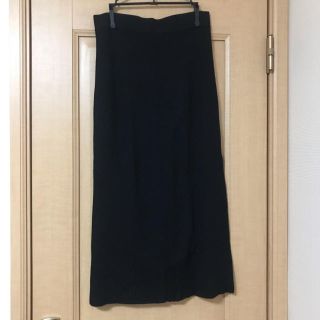 ザラ(ZARA)の美品　ユニクロ　ニット　スカート (ロングスカート)