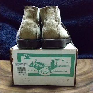 ラッセルモカシン(RUSSELL MOCCASIN)のラッセルモカシン チャッカブーツ スエード 23.5cm(スリッポン/モカシン)