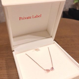 プライベートレーベル(PRIVATE LABEL)のプライベートレーベル　ネックレス　ピンクゴールド(ネックレス)