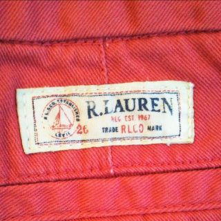 ラルフローレン(Ralph Lauren)のラルフローレン チノショートパンツ 赤 100cm(パンツ/スパッツ)