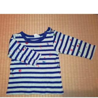 エフオーキッズ(F.O.KIDS)のFOインターナショナル★ボーダー★ロングＴシャツ★80★カットソー(Ｔシャツ)