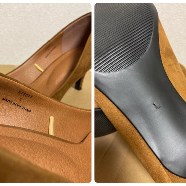 GU(ジーユー)のGU スエードパンプス　キャメル/Lサイズ レディースの靴/シューズ(ハイヒール/パンプス)の商品写真