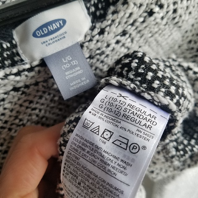 Old Navy(オールドネイビー)のオールドネイビー　カットソー？厚目 キッズ/ベビー/マタニティのキッズ服女の子用(90cm~)(Tシャツ/カットソー)の商品写真