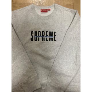 シュプリーム(Supreme)の【美品】シュプリーム　ワールドフェイマス　クルーネック(スウェット)