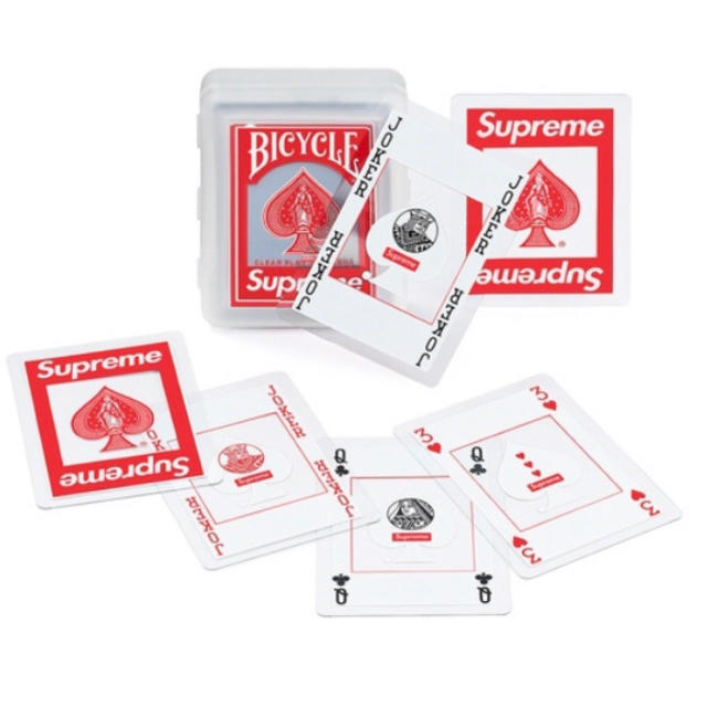 ファッション小物Supreme Bicycle Clear Playing Cards トランプ