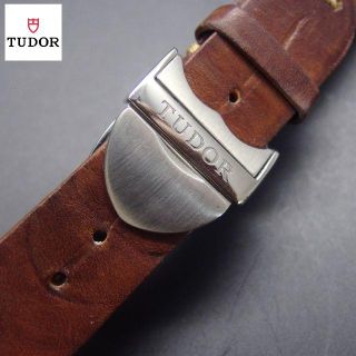 美品  TUDOR ブラックベイ58用 純正レザーベルト Dバックル