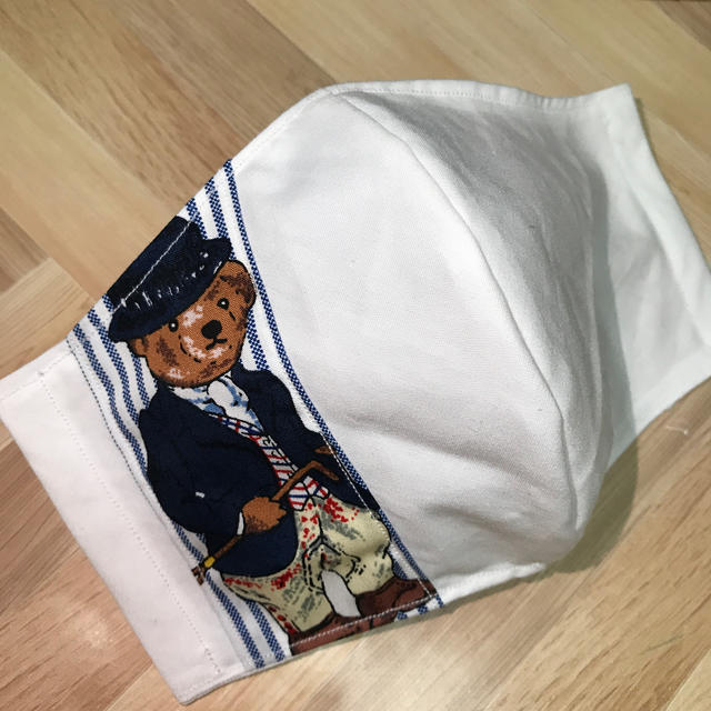 POLO RALPH LAUREN(ポロラルフローレン)のラルフローレン　ポロベア　インナーマスク　大人用 ハンドメイドのハンドメイド その他(その他)の商品写真