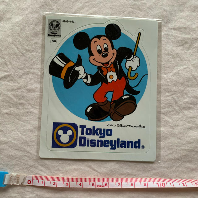 Disney(ディズニー)のディズニーランド　ミッキーマウス　シール　未開封未使用品 エンタメ/ホビーのおもちゃ/ぬいぐるみ(キャラクターグッズ)の商品写真