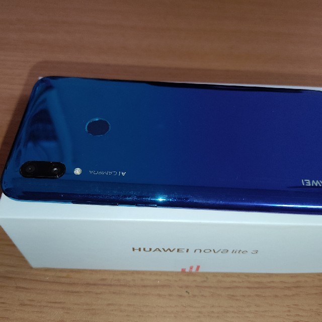 ANDROID(アンドロイド)のHUAWEI nova lite 3 オーロラブルー 32 GB SIMフリー スマホ/家電/カメラのスマートフォン/携帯電話(スマートフォン本体)の商品写真