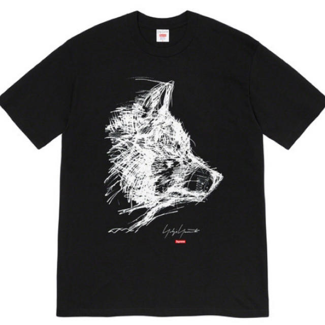 Supreme(シュプリーム)のSupreme Yohji Yamamoto Wolf Tee Black M メンズのトップス(Tシャツ/カットソー(半袖/袖なし))の商品写真