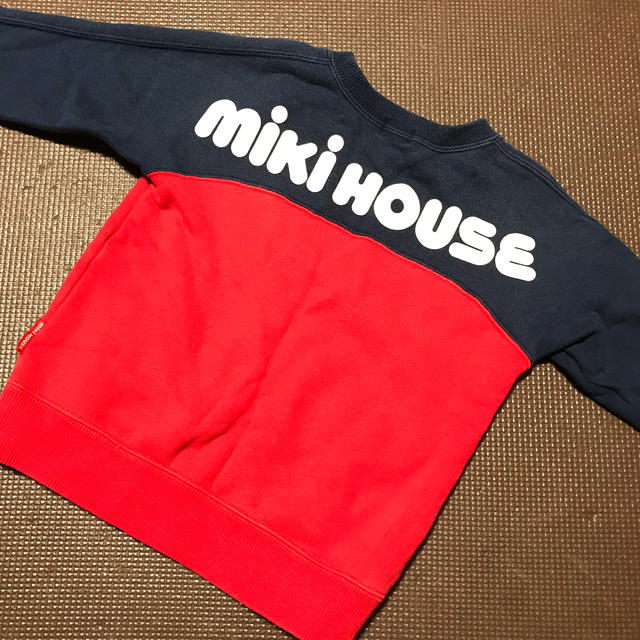 mikihouse(ミキハウス)のariao様　専用♡   ミキハウス  バックロゴトレーナー　80 キッズ/ベビー/マタニティのベビー服(~85cm)(トレーナー)の商品写真