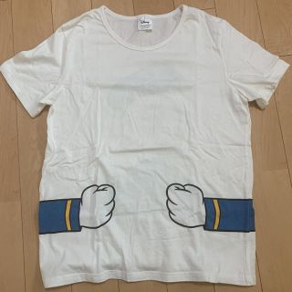 ベルメゾン(ベルメゾン)のディズニー　ドナルド  バックハグ風　Tシャツ(Tシャツ(半袖/袖なし))