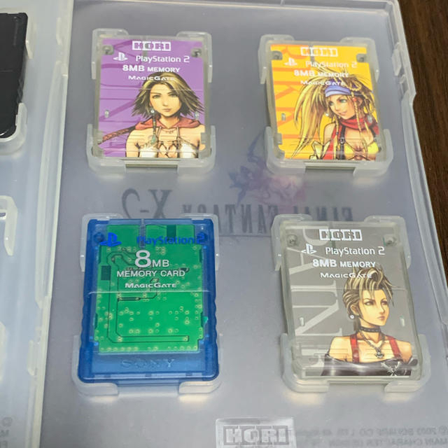PlayStation2(プレイステーション2)のPS2 メモリーカードセット8MB エンタメ/ホビーのゲームソフト/ゲーム機本体(その他)の商品写真