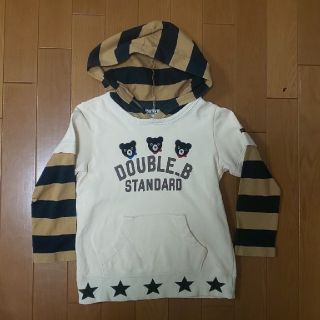 ダブルビー(DOUBLE.B)のミキハウス  DOUBLE.B  トレーナー 110(Tシャツ/カットソー)