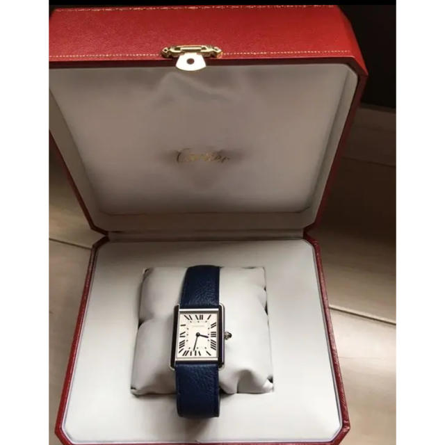 Cartier - カルティエタンクソロウォッチLMスチールレザー Cartier - カルティエタンクソロウォッチLMスチールレザー