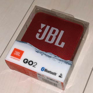 アイフォーン(iPhone)のJBL GO2 RED Bluetooth 防水(スピーカー)