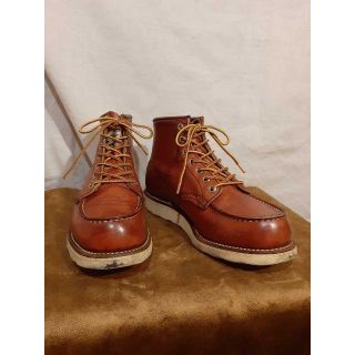 レッドウィング(REDWING)の表四角犬タグ◆REDWING レッドウィング 8875 6E(ブーツ)