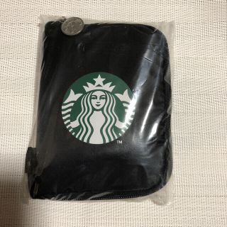 スターバックスコーヒー(Starbucks Coffee)のスターバックス TO GO ポケッタブルエコバック ブラック スタバ エコバック(エコバッグ)