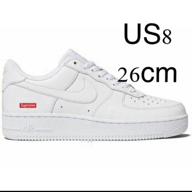 26cm Supreme Nike Air Force1靴/シューズ