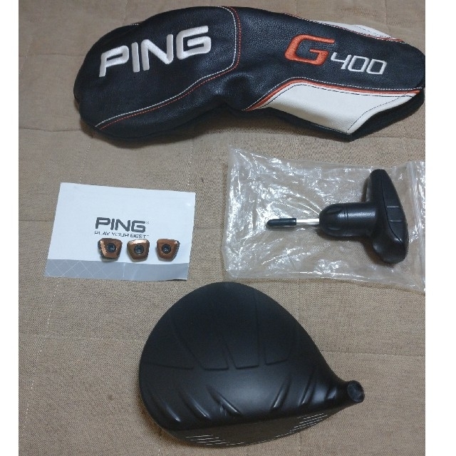 PING(ピン)のピン PING G400 SFT 10° ドライバー ヘッド単品 おまけ付き スポーツ/アウトドアのゴルフ(クラブ)の商品写真