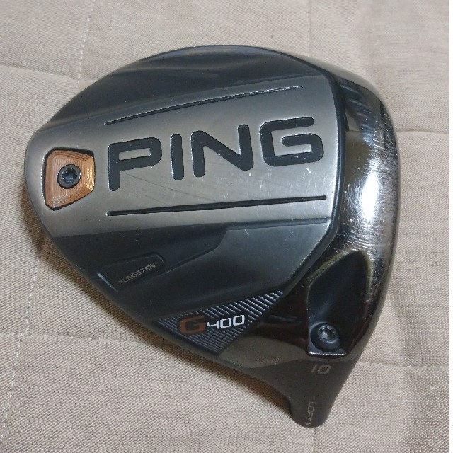 PING(ピン)のピン PING G400 SFT 10° ドライバー ヘッド単品 おまけ付き スポーツ/アウトドアのゴルフ(クラブ)の商品写真