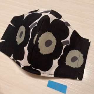 マリメッコ(marimekko)のまぁ様専用☆追加分2点　立体　インナーマスク　黒8(その他)