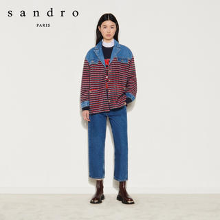 ❤️Sandro秋新作　新品　赤ニットカーディガン綺麗上品