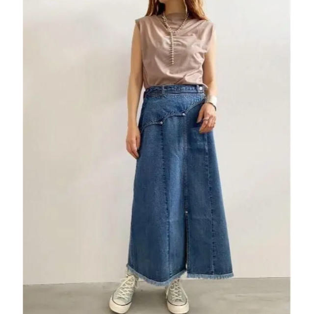 Ameri VINTAGE(アメリヴィンテージ)の♡アメリヴィンテージ♡ デニムスカート  わたなぎ衣装　超貴重Sサイズ レディースのスカート(ロングスカート)の商品写真