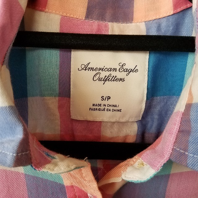 American Eagle(アメリカンイーグル)のアメリカンイーグル　チェックシャツ レディースのトップス(シャツ/ブラウス(長袖/七分))の商品写真