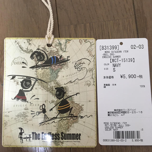 ROSE BUD(ローズバッド)のThe Endless Summer 今だけ値引 ROSEBUD COUPLES メンズのトップス(Tシャツ/カットソー(半袖/袖なし))の商品写真