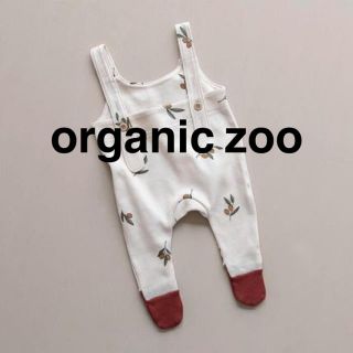 コドモビームス(こどもビームス)のorganic zoo/オリーブ　足つきサロペット/3-6m(ロンパース)