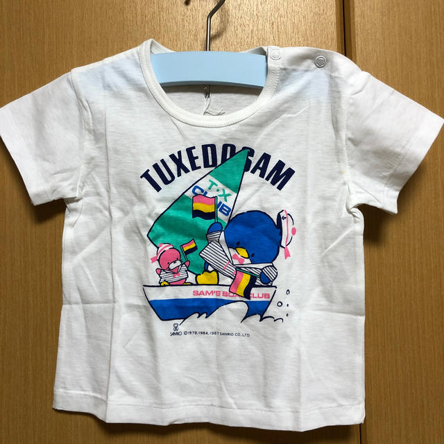 サンリオ(サンリオ)のサンリオ タキシードサム 激レア タグ付 Tシャツ  キッズ/ベビー/マタニティのキッズ服女の子用(90cm~)(Tシャツ/カットソー)の商品写真