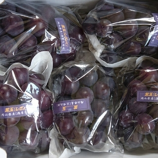ブドウ 朝取り紫玉 2k(フルーツ)
