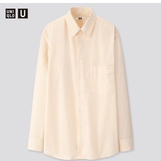 ユニクロ(UNIQLO)のユニクロユー ブロードシャツ　Mサイズ  白 新品未使用　送料無料 ルメール(シャツ)