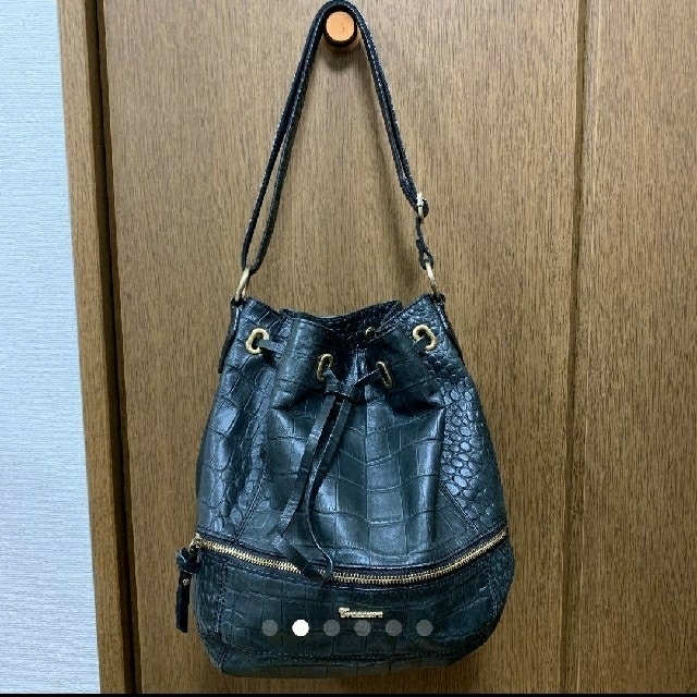 TOPKAPIの黒ショルダー　　未使用に近く美品