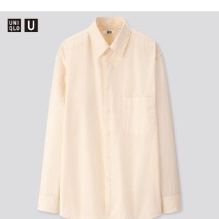 ユニクロ(UNIQLO)のユニクロユー ブロードシャツ　Sサイズ  白 新品未使用　送料無料 ルメール(シャツ)