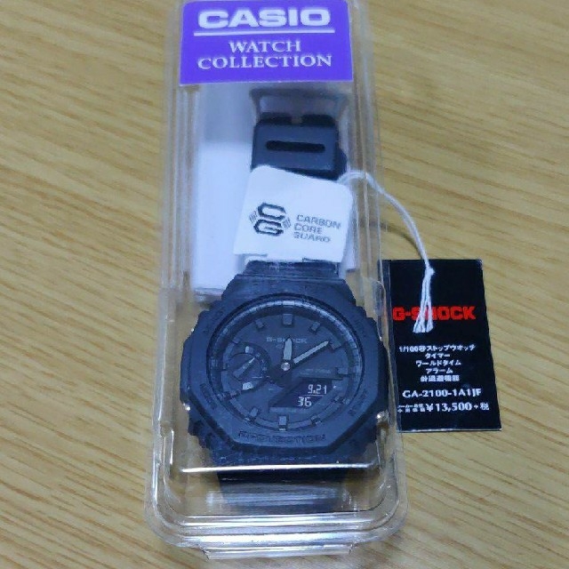 ジーショック新品未開封　G-SHOCK ga-2100-1a1jf カーボンコアガード