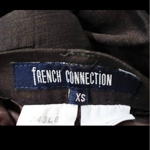 FRENCH CONNECTION(フレンチコネクション)の❤フレンチ・コネクション❤濃茶玉虫色❤パンツスーツ❤ レディースのフォーマル/ドレス(スーツ)の商品写真