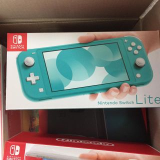 ニンテンドースイッチ(Nintendo Switch)の新品未開封 任天堂スイッチ lite ターコイズ(家庭用ゲーム機本体)