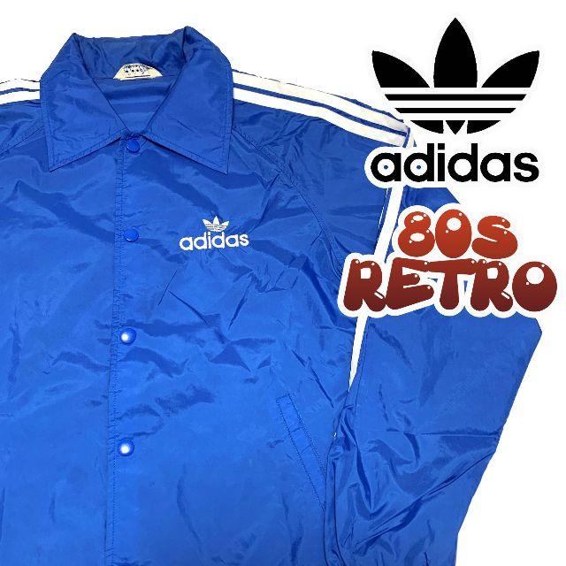 80s adidas アディダス コーチジャケット M トレフォイル