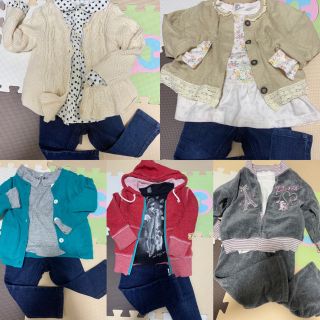 ベビーギャップ(babyGAP)の女の子　まとめ売り　秋冬　90 (ジャケット/上着)